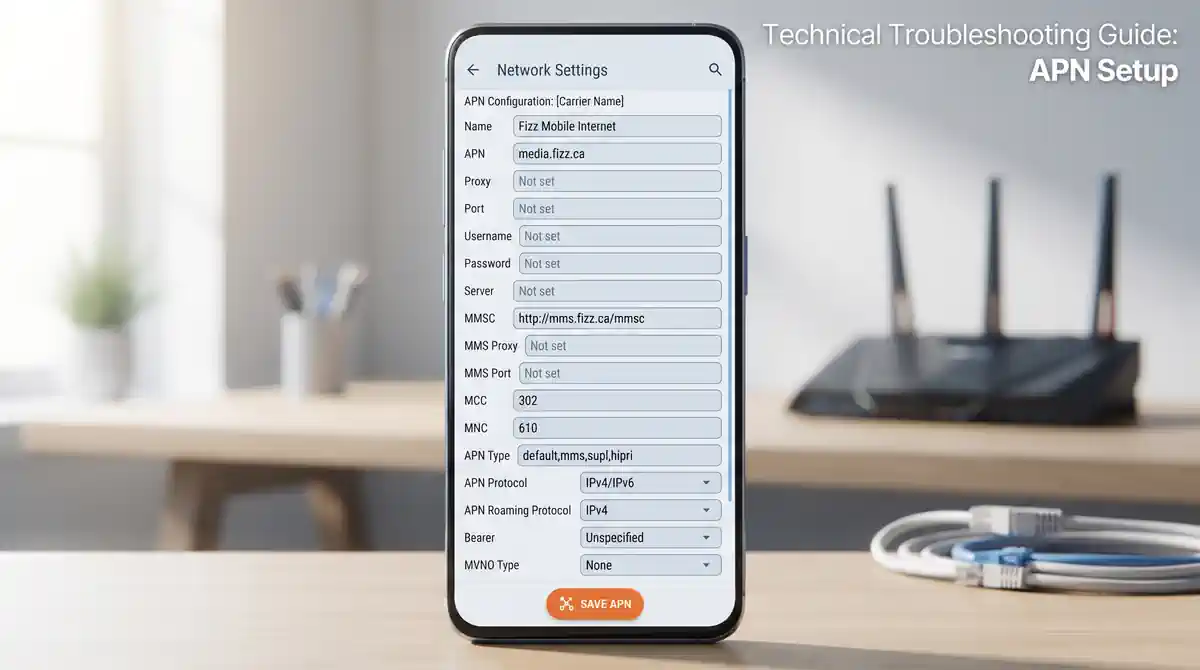 Fizz APN Settings Guide: Complete Step-by-Step Fix for MMS & Mobile Data (mobile.bm)